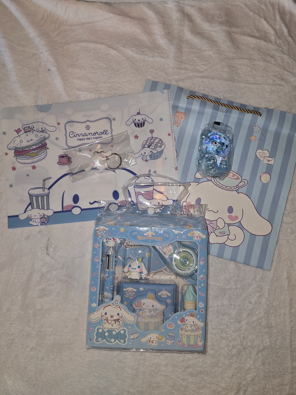 Cinnamoroll Mega Kawaii Stationery & Sugar Squishie Bundle Set